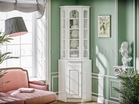 Буфет Кармен Угловой МДФ (Ш-580 x Г-580 х В-2270 мм)/Разные Цвета