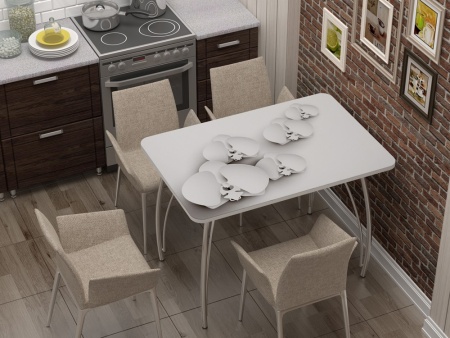 Стол Обеденный Бочонок Фотопечать (Ш-1100 х Г-700 х В-760 мм)/Разные Цвета