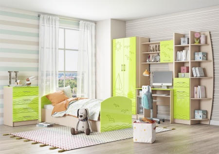 Детский Гарнитур Юниор-2 МДФ/Разные Цвета